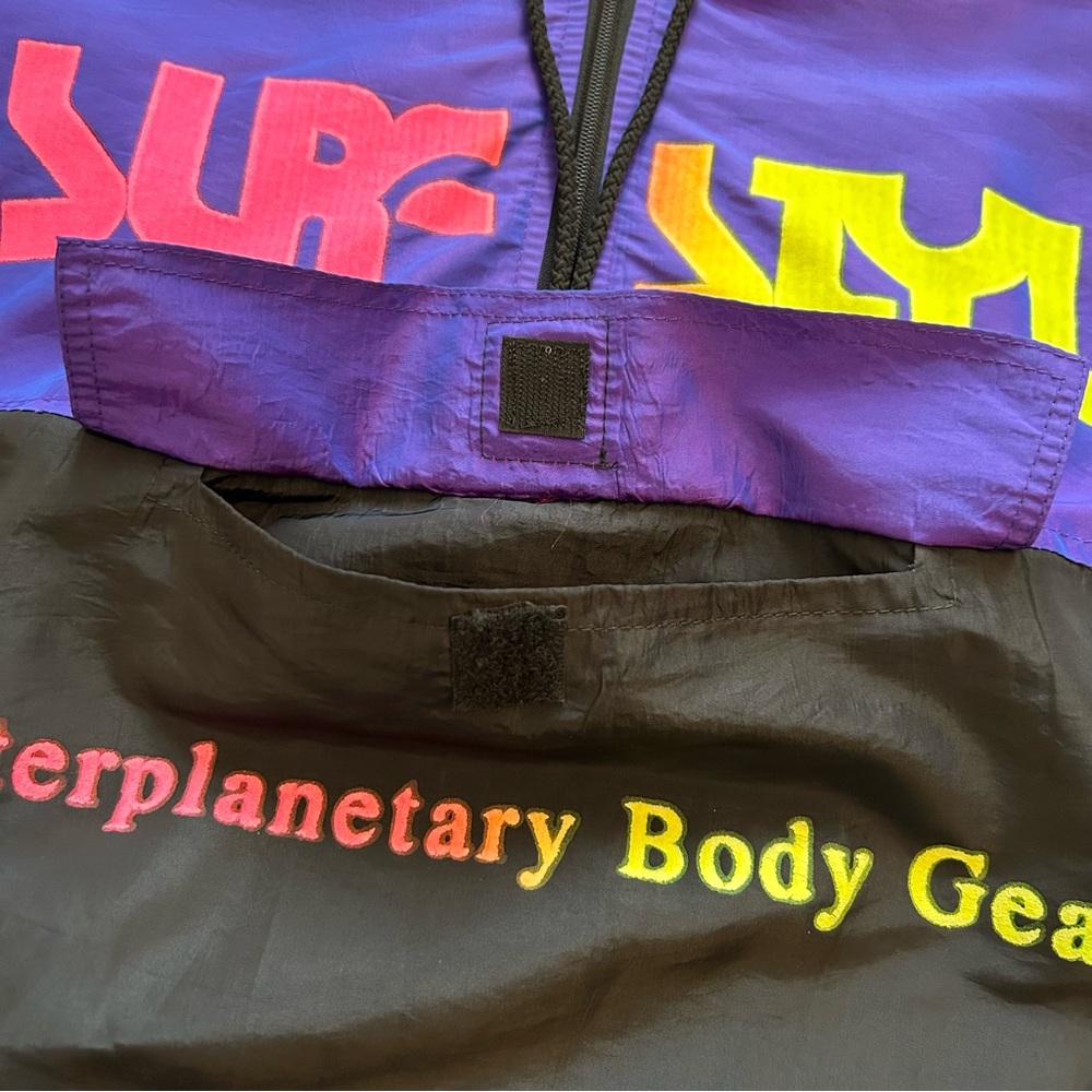 Surf Style Interplanetary Body Gear Anorak Windbreaker Jacket One Size - Picture 6 of 10